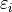 \varepsilon_i